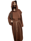 Preview: Mönch/ Knecht Ruprecht: Gewand braun mit Kragen