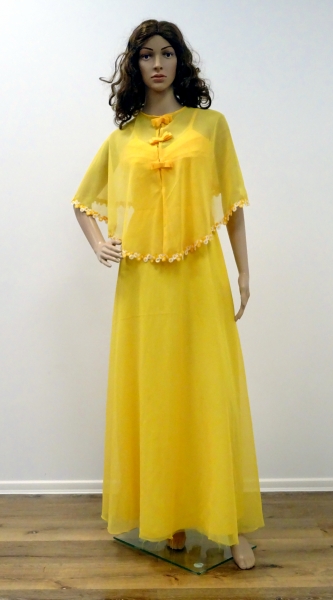 Kleid, 70-er Jahre, gelb