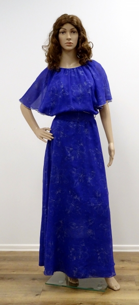 Kleid blau, lang