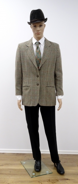 Blazer (kariert), beige