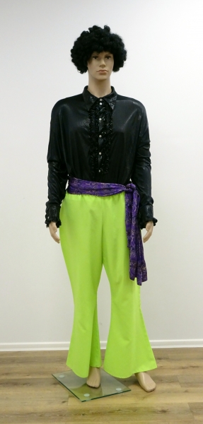 70er Schlaghose, neongrün