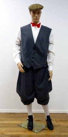 Knickerbocker, grau, 50er Jahre