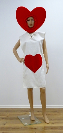 Alice im Wunderland (Kapuze und Kleid), Herz