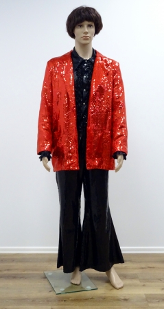 Jackett Superstar (Pailettenjacke), rot
