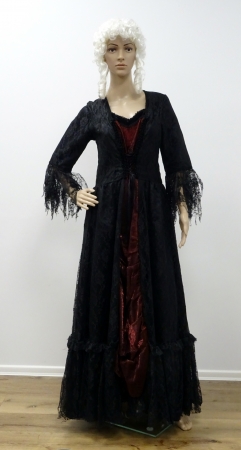 Countess (Kleid mit Unterrock), schwarz