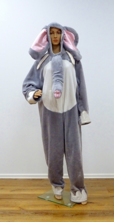 Elefant: Overall mit Kopfmütze