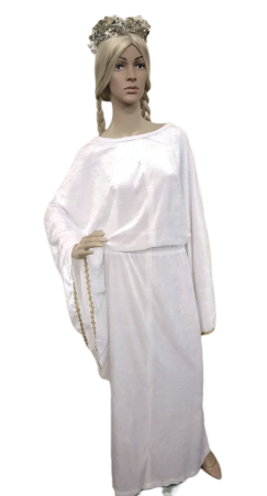 Engel Deluxe: Gewand (Fledermausärmel) mit Goldborte