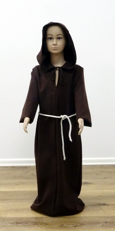 Mönch mit Kapuze braun (KIND)