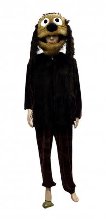 Rowlf Kopfteil (Muppet), Fellanzug, braun