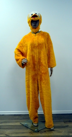 Sesamstrasse: Bibo Overall:gelbes Fell+ Kopf