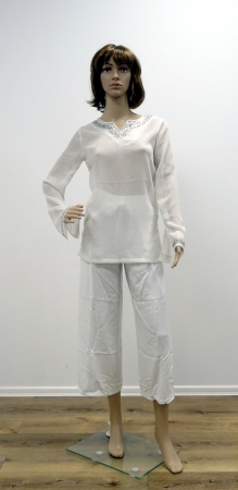 Bluse silber paietten