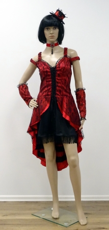 Burlesque Kleid rot