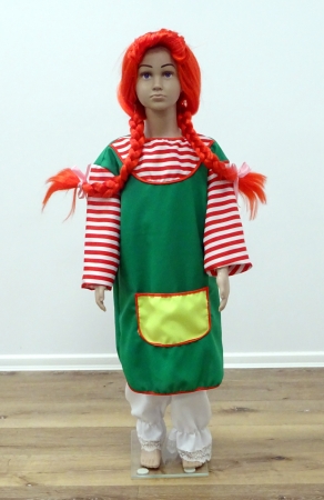 Pipi Langstrumpf Oberteil, gepunktete Ärmel (KIND)