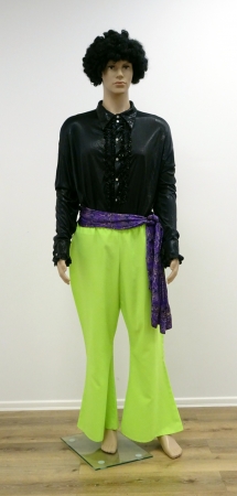 70er Schlaghose, neongrün